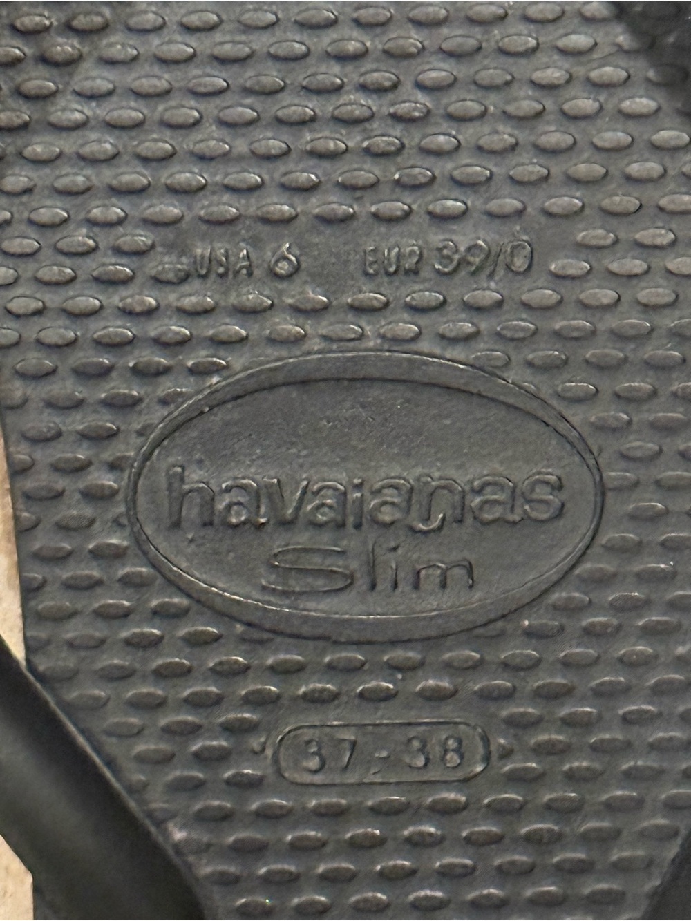 Havaianas Black Slim Flip Flops - Picture 5 of 5